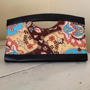 Ann Taylor Loft Fabric Print Clutch